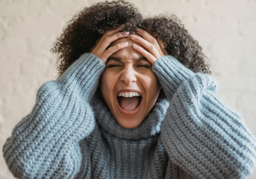 stressed woman carrying too much