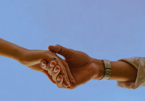 support hand holding