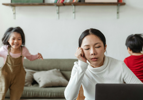 invisible load stressed mum