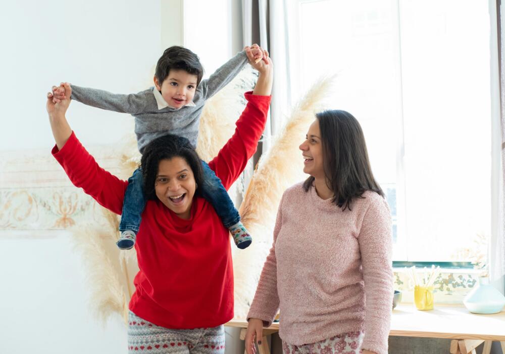 Donor child LGBTQIA+ couple